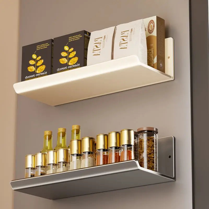 Magnetic Refrigerator Storage Rack Without Punching Wall-Mounted