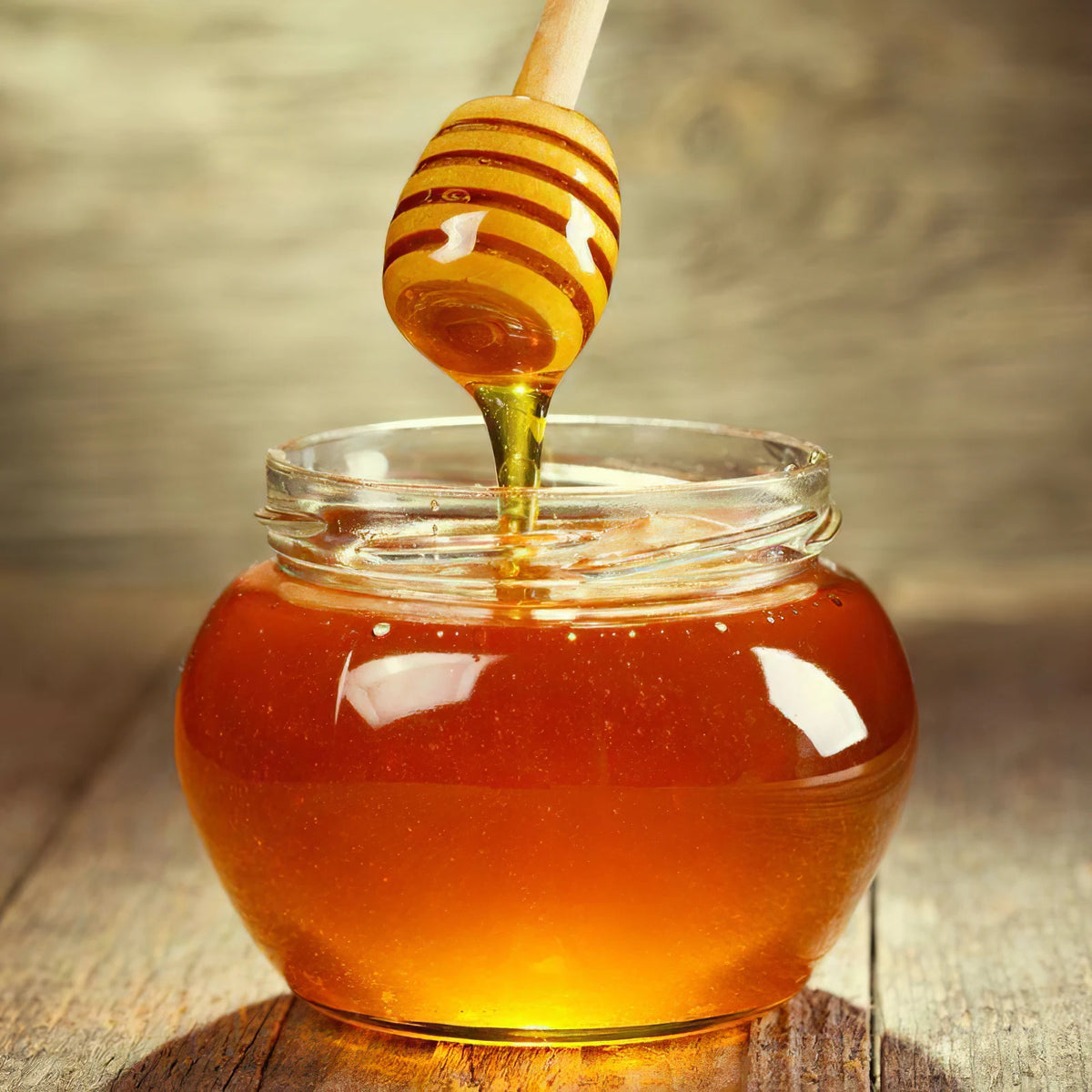 Honey Stir Bar Mixing Handle Jar Spoon Wooden