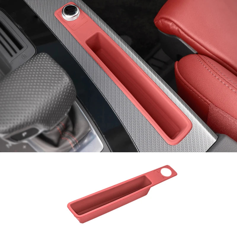 Center Console Side Storage Box Silicone Mat Cover