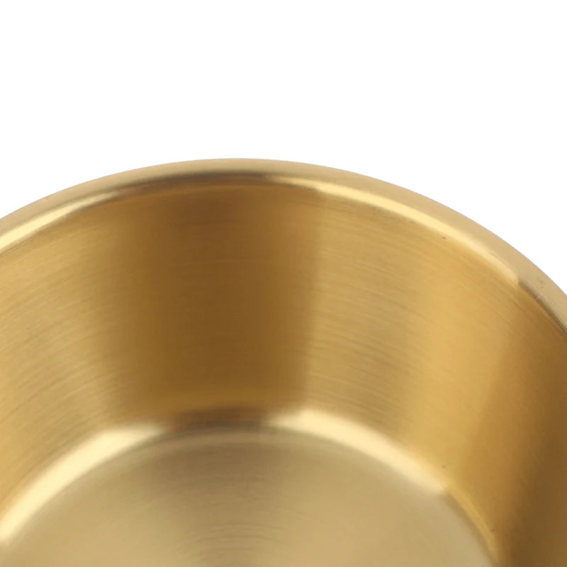 10 5/12/13cm Gold Stainless Steel Salad Bowls Fruit