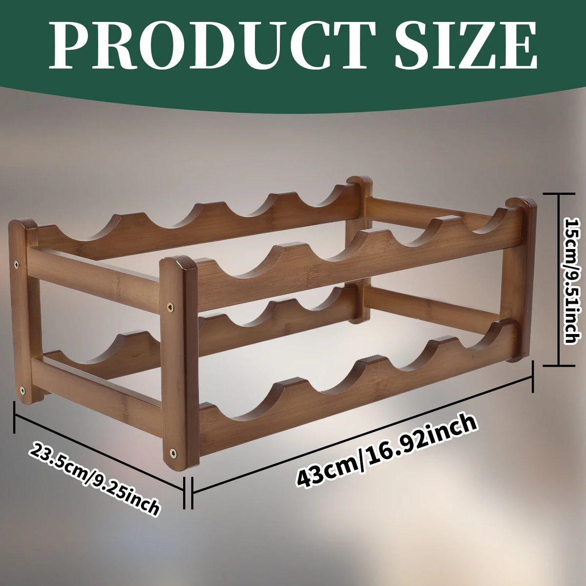 Wine Rack Wooden Winebottle Display Cabinet Holders Shelf