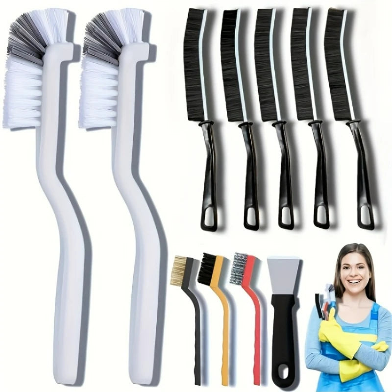 11pcs Multi-Purpose Cleaning Brush Long Handles Design Tight