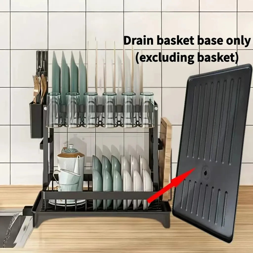 Heavy-Duty Plastic Sink Base Drain Board - Clog-Resistant