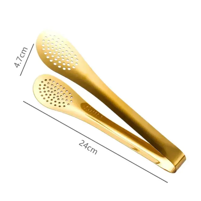 Stainless Steel Tableware Golden Pot Colander Bbq Grilling