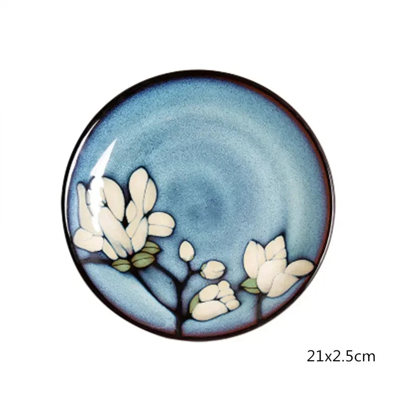 Ceramic Dinner Plate Service Dish Cake Dish Western