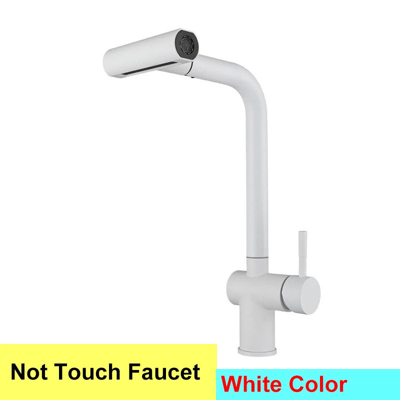 Cold Touch On Faucets Stainless Steel Pull Out