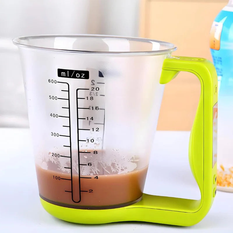 Scales Lcd Display 1000g/1g Measuring Cup Mixing Bowl