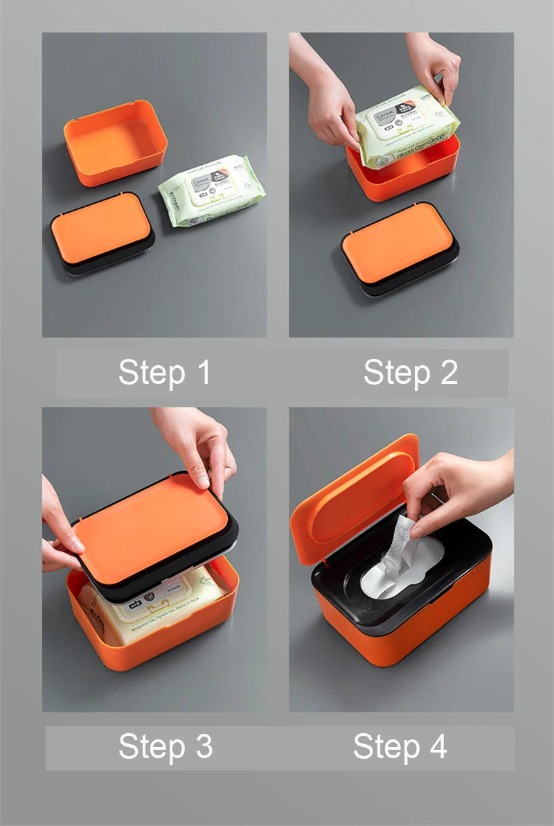 Premium Wet Wipes Dispenser Lid - Dustproof Tissue