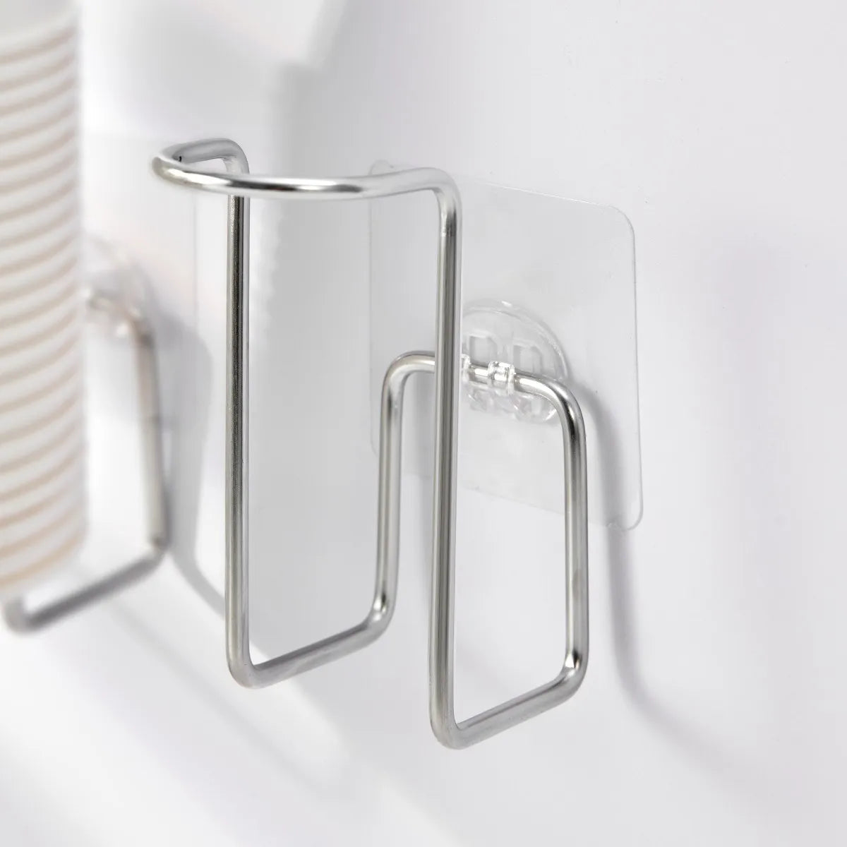 Wall Mounted Stainless Steel Disposable Cup Holder Water