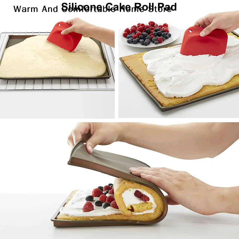 Silicone Baking Mats Cake Rolls Pastry Mat Non-Stick