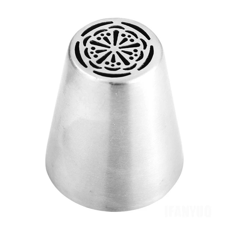 Russian Stainless Steel Piping Tips Flower Shaped Cake