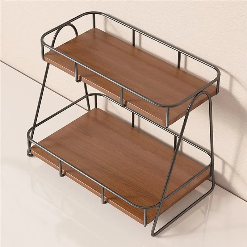 Bathroom Counter Organizer Tier Cup Riser Stand Display
