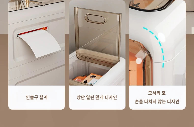 Drawer Type Bathroom Gap Cabinet Shelf Waterproof Storage