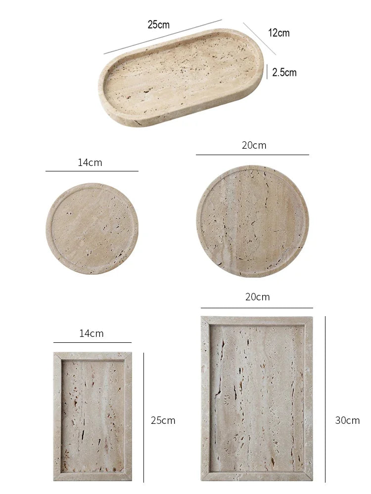 Natural Cave Stone Bathroom Supplies Jewelry Storage Tray