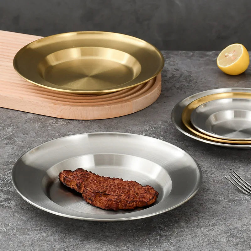 6pcs High Quality Stainless Steel Bone Spitting Dish
