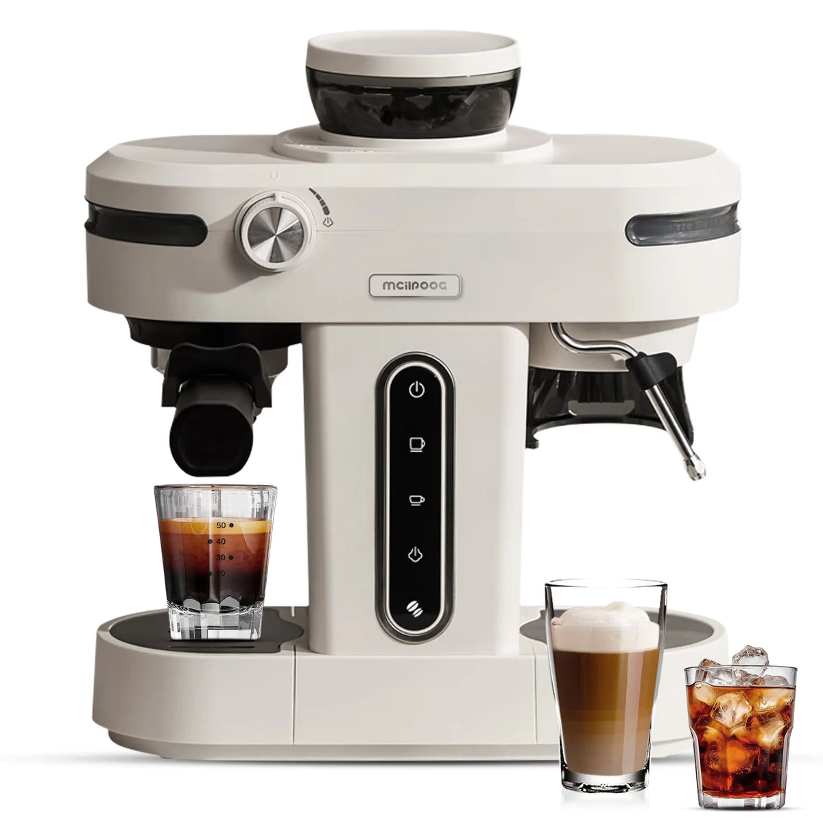 Mcilpoog Ac510 19bar Semi Automatic Coffee Espresso Machine
