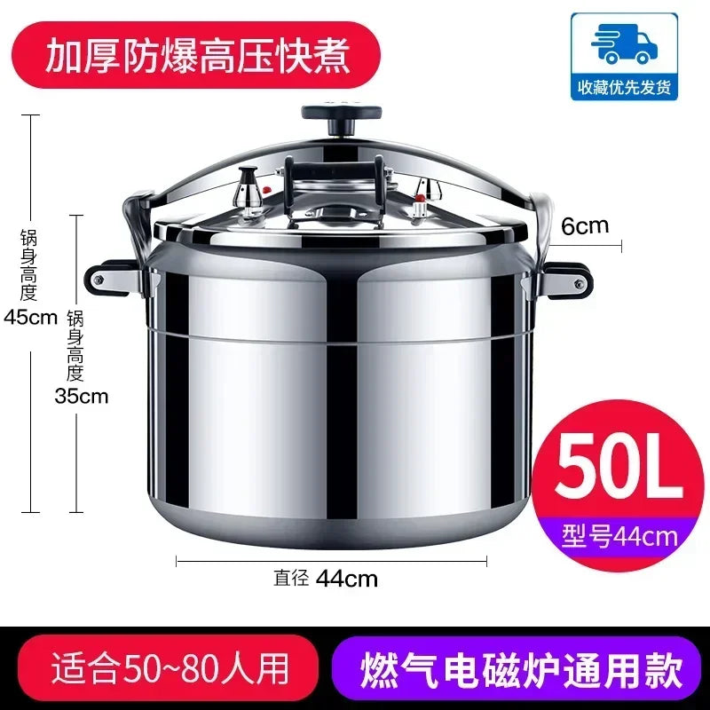 50l Commercial Pressure Cooker Thickened Large Capacity Gas