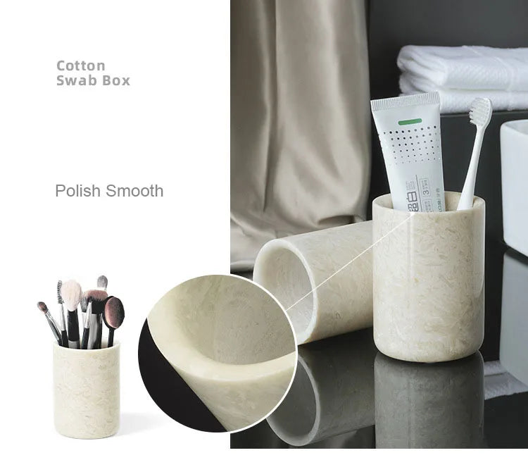 Crema Nuova Natural Marble Bathroom Elegent Soap Dish