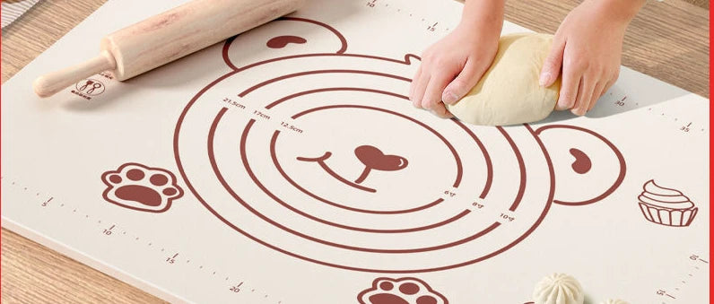 Antibacterial Silicone Mat Thickened Kneading Mat Food Grade
