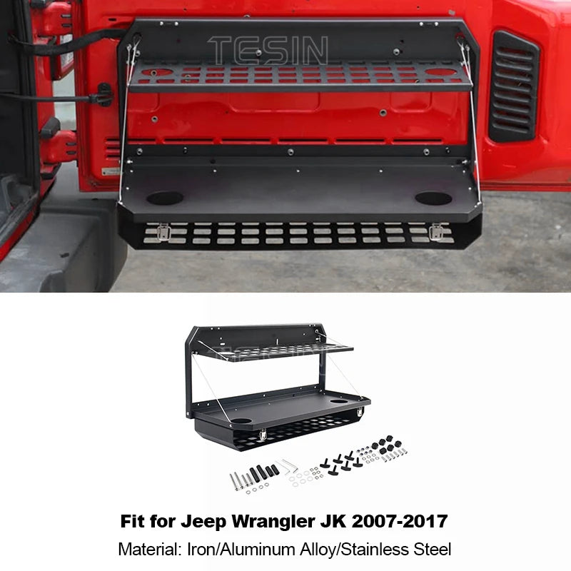 Tesin Car Rear Door Foldable Shelf Tailgate Table