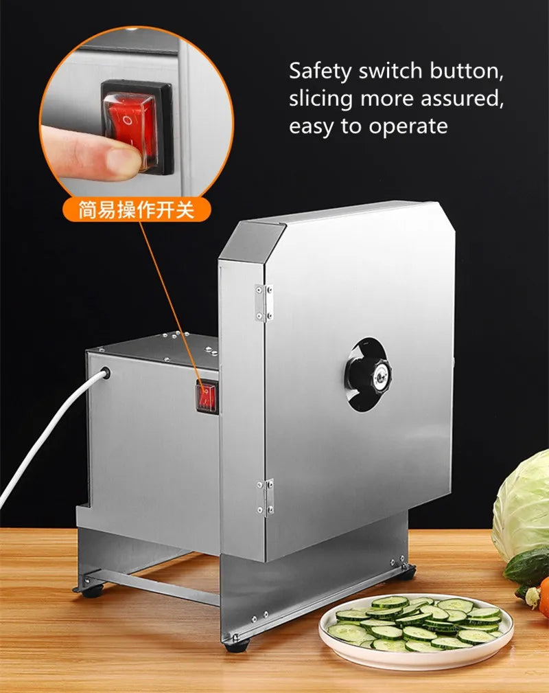 Commercial Fruit Slicer Stainless Steel Electric Slicer Lemon