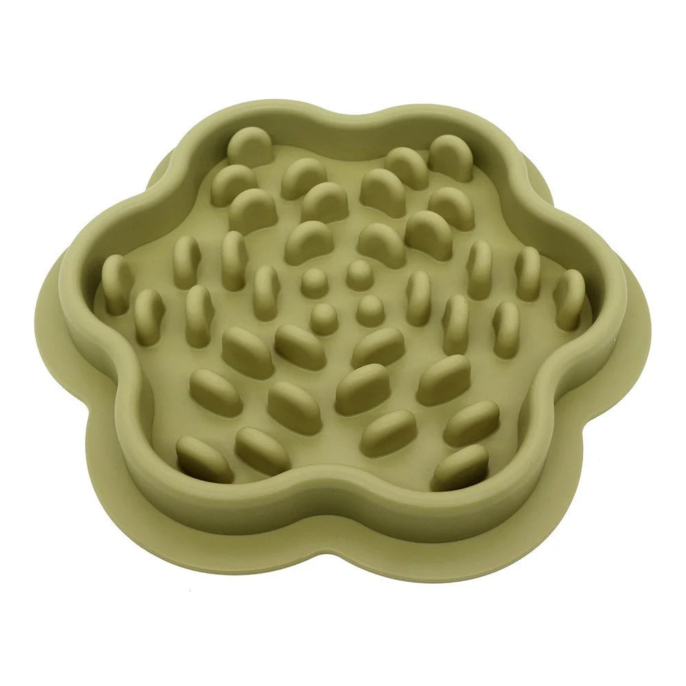 Pc Slow Feeder Bowl Pets - Non-Slip Silicone