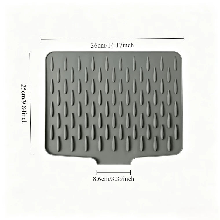 Silicone Dish Drying Mat Counter - Heat Resistant