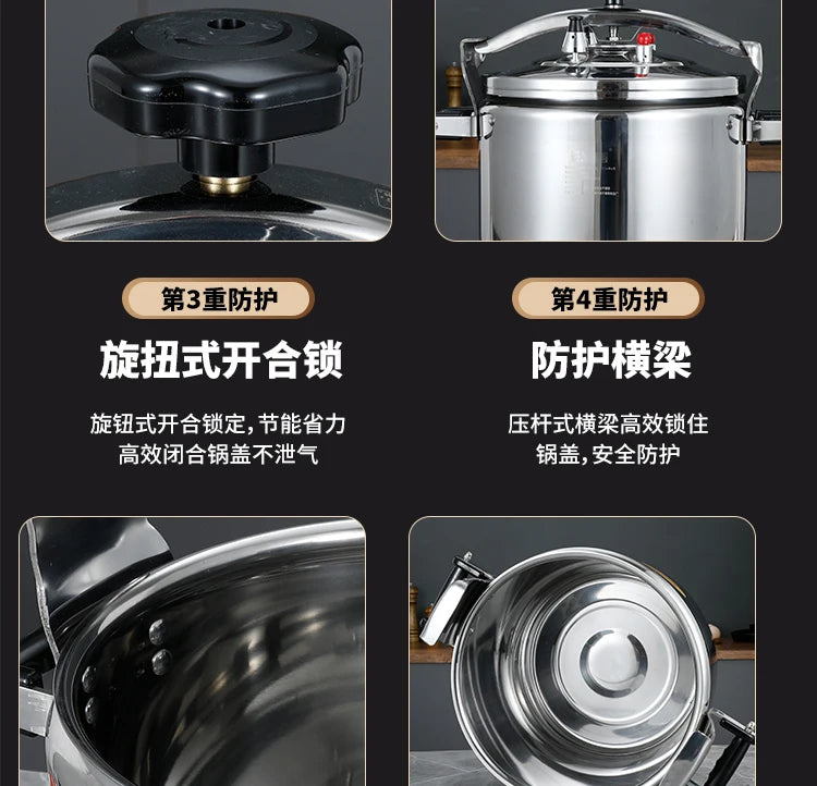 30 Quart Olla De Presion Grande & Stainless