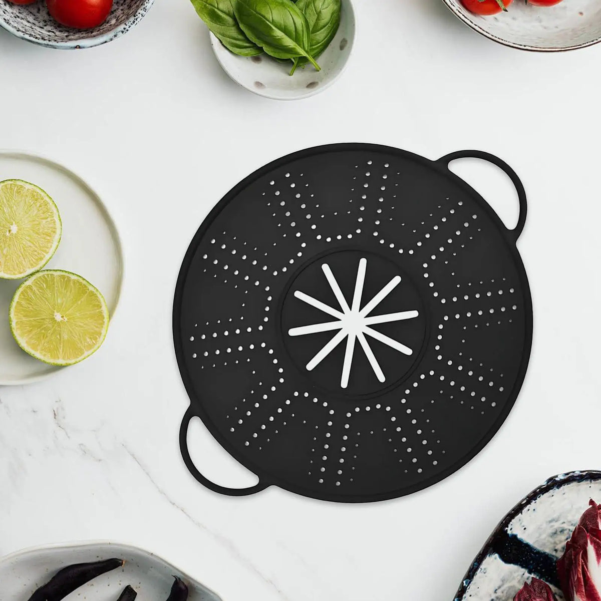 Splash Guard Frying Pan Foldable Splash Guard Dishwasher