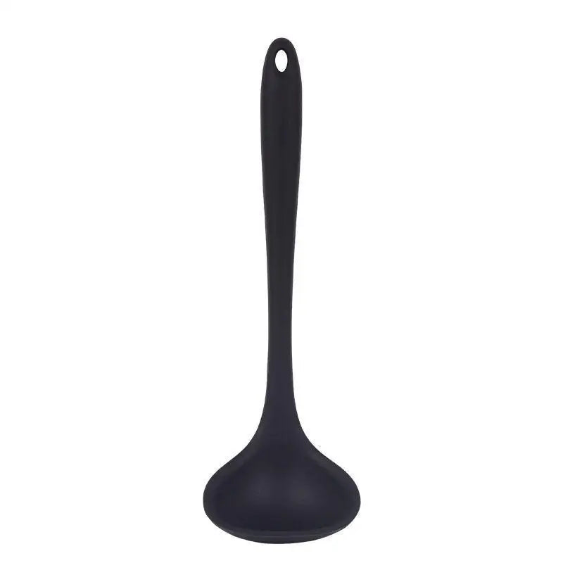 Long Handle Silicone Soup Spoon Large Ramen Noodles