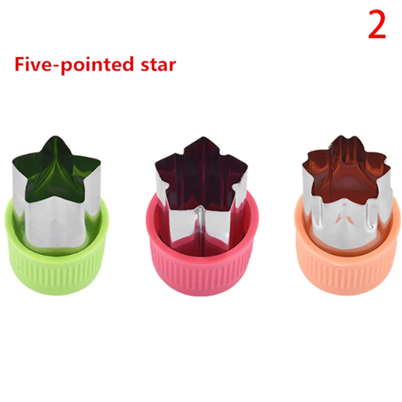 1set Multi-Style Vegetables Cookie Cutter Embossing Mould Cook
