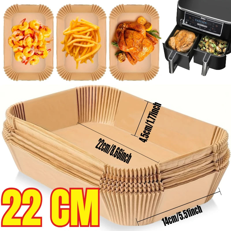 Disposable Air Fryer Paper Square Airfryer Baking Paper