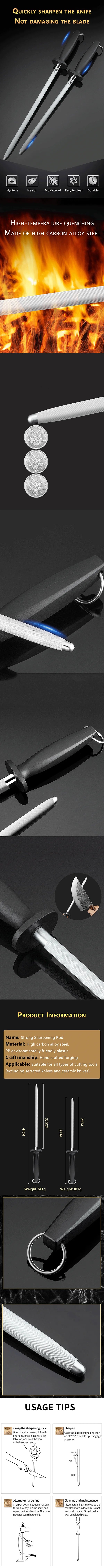 Tupi Diamond Sharpening Rod Tungsten Steel Carbon Steel