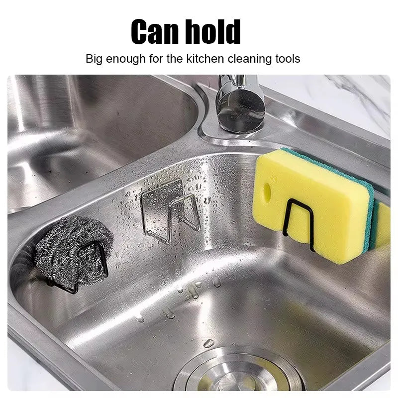 Sponge Holder Sink Sponge Rack Stainless Steel Sponges