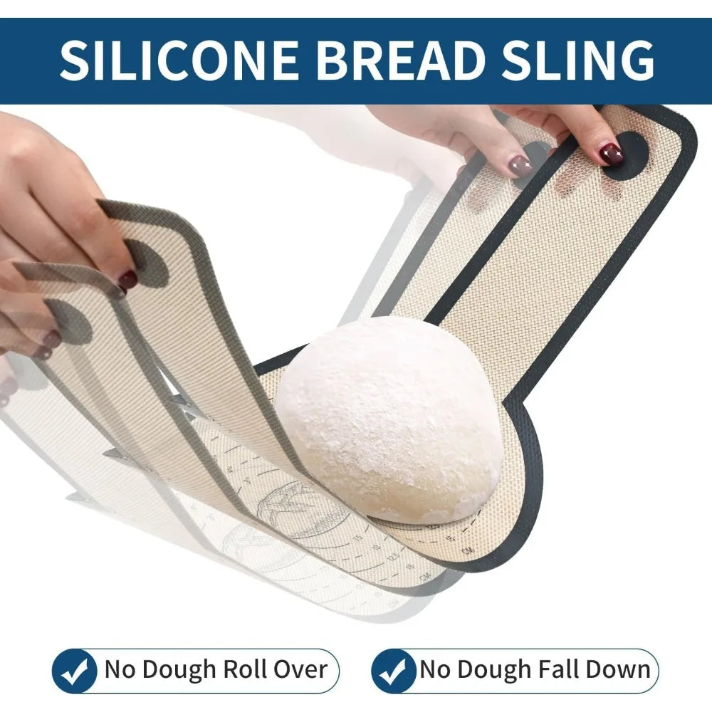 Reusable Silicone Bread Sling Dutch Oven Baking Mat