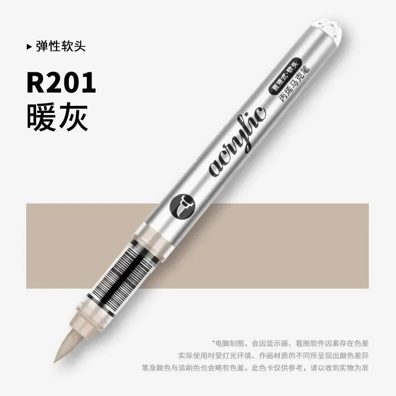 Grasp 120/1 Colors Acrylic Markers Brush Tip Paint