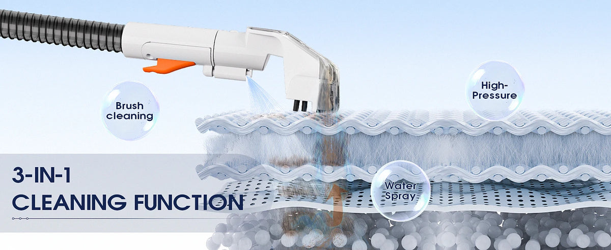 Omeser W07 15kpa Carpet Cleaner Machine 600w Upholstery