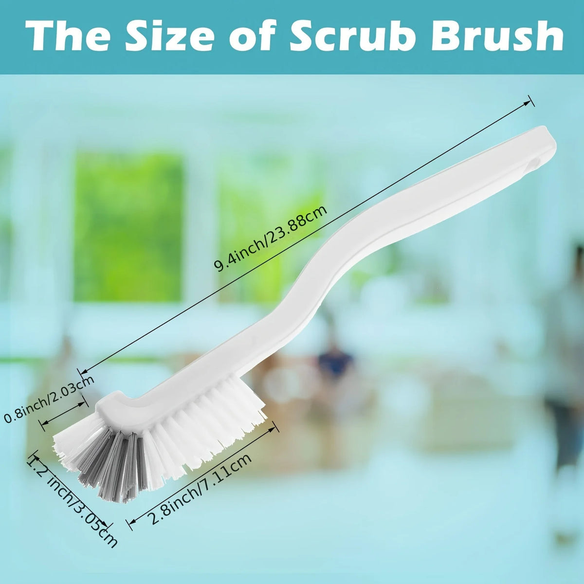 5pcs Cleaning Dish Scrub Brush Sink Bathroom Brushes