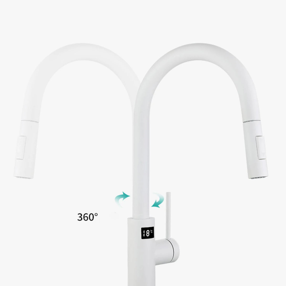 Smart Digital Touch On Faucets 304 Stainless Steel
