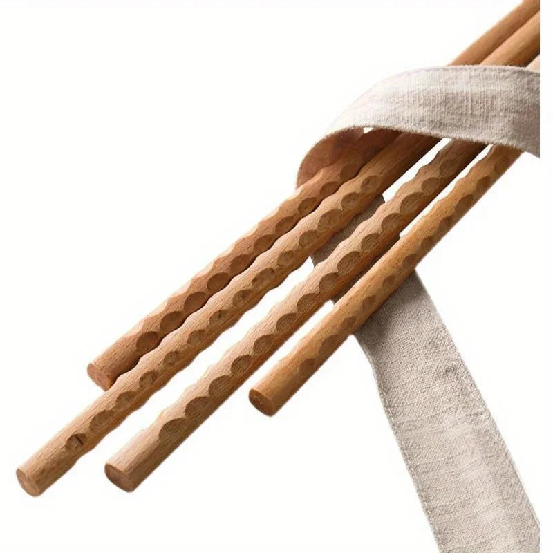 Pair Japanese Extra Long Wooden Chopsticks Polished Beech