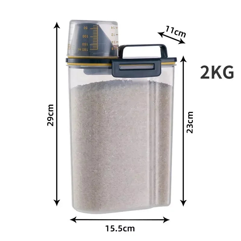 5kg/2kg Sealed Moisture Proof Pet Food Storage Container