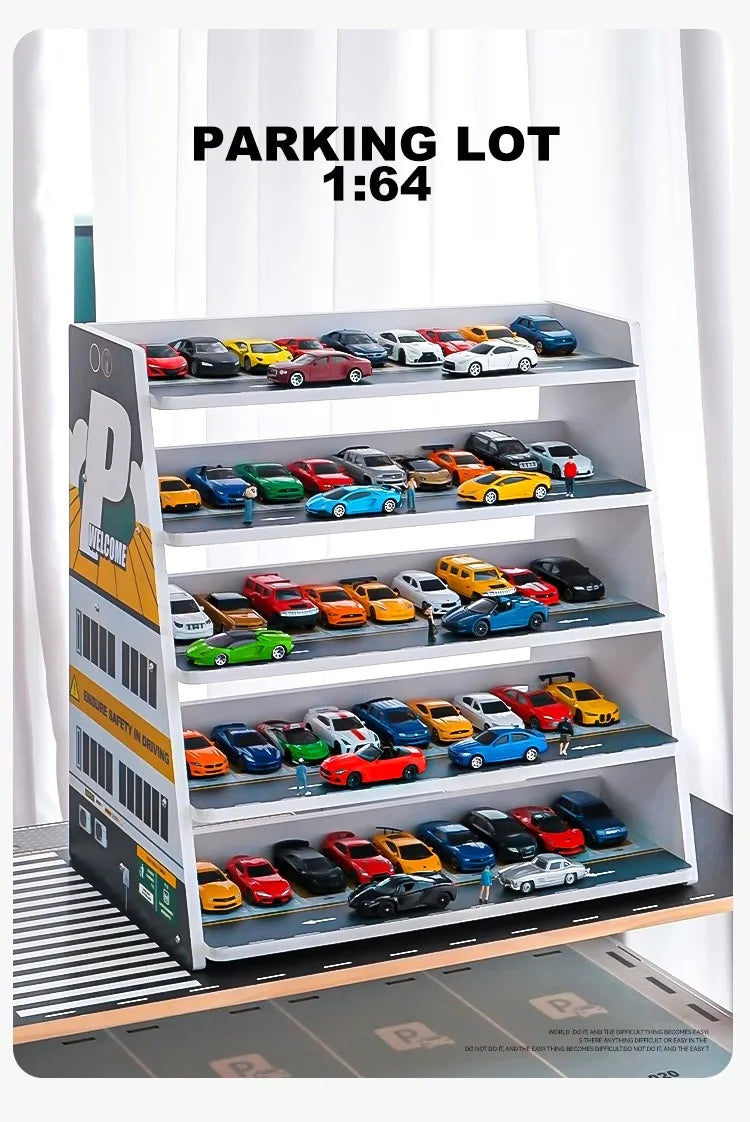 Collector 1/64 Trapezoidal Parking Lot Storage Rack Alloy