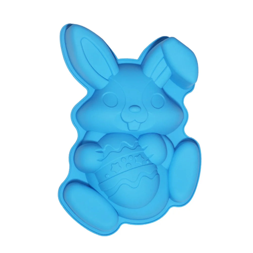 3d Easter Surprise Egg Chocolate Mold Silicone Rabbit