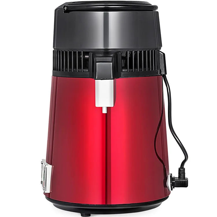 Water Distiller W/ Glass Container 750w 1gal/4l Capacity