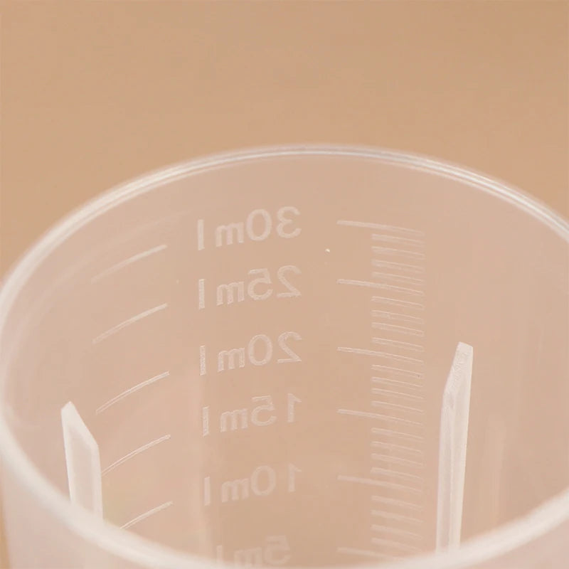 10pcs Plastic 20/30/50/100ml Clear Liquid Pill Measuring Cups
