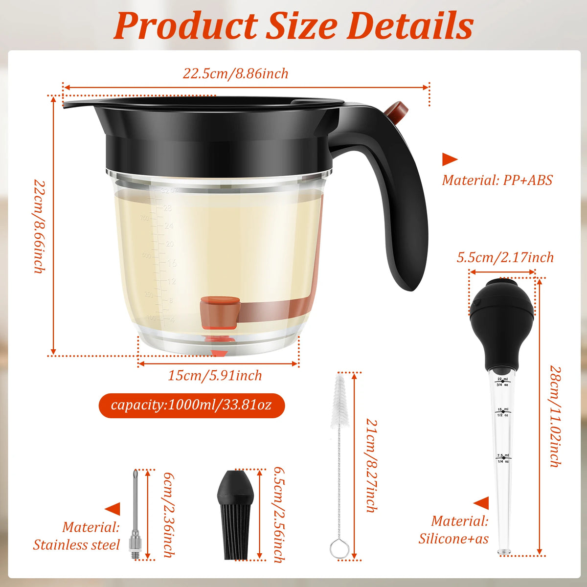 Fat Separator Bottom Release Efficient Oil Separator