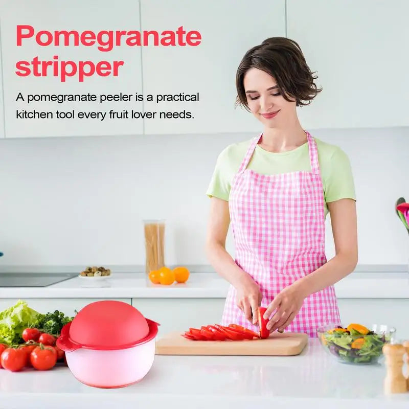 Pomegranate Deseeder Silicone Fruit Bowl Pomegranate Peeler Arils