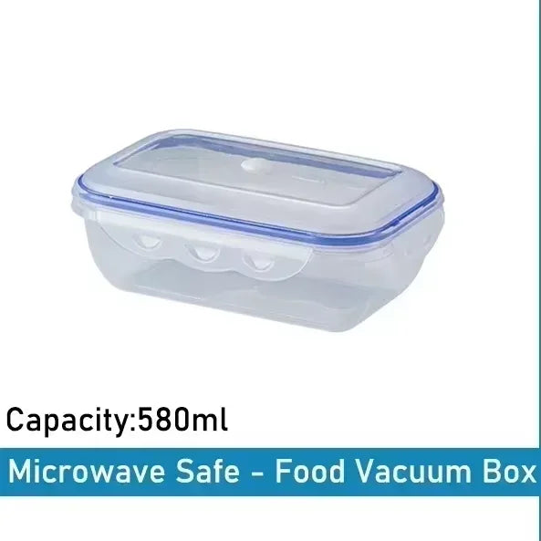 Vacuum Food Storage Box Transparent Storage Container Fridge