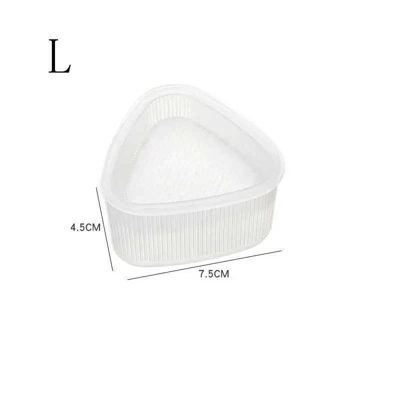 1/2pcs Triangular Plastic Sushi Rice Ball Maker Mould