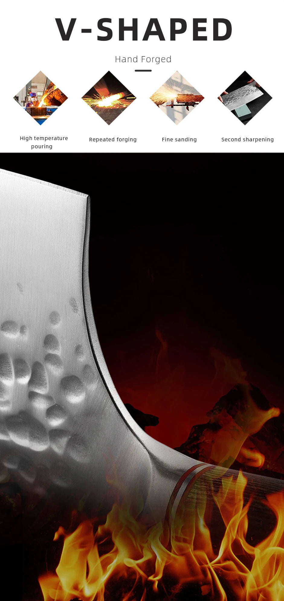 Chef Knives Boning Knife Meat Cleaver Knife Hand